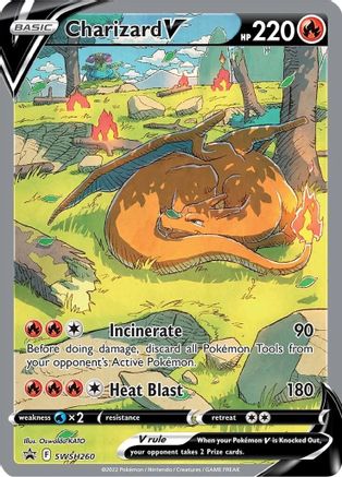 Charizard V (SWSH260/307) - SWSH Sword & Shield Promo Cards Holofoil