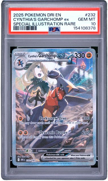 PSA 10 CYNTHIA'S GARCHOMP EX DESTINED RIVALS