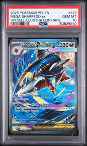 PSA 10 MEGA SHARPEDO EX SIR PHANTASMAL FLAMES