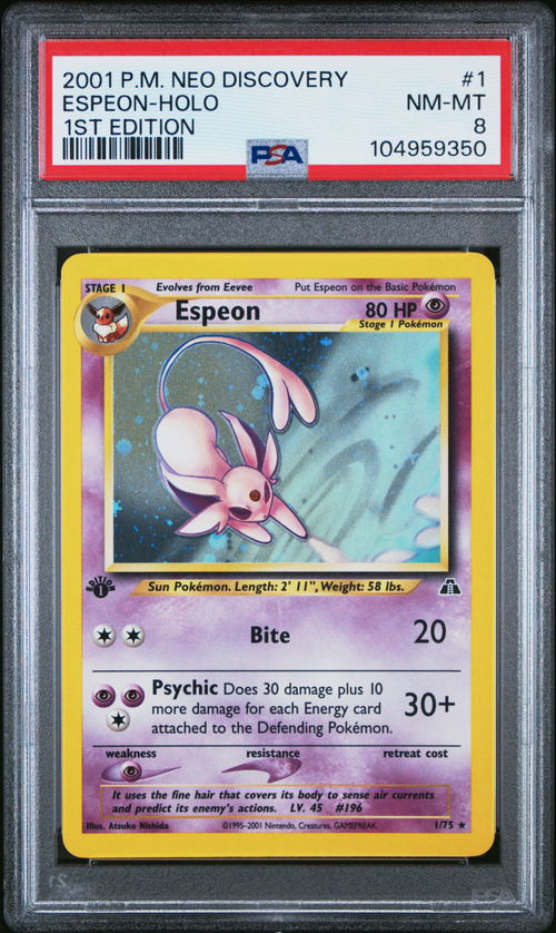 PSA Card Front