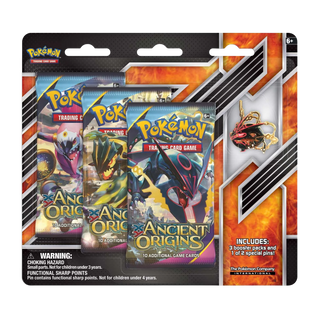 XY Ancient Origins 3-Pack Blister Mega Rayquaza Pin Collection