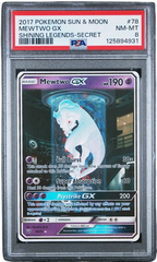 PSA 8 Mewtwo Gx Shining Legends