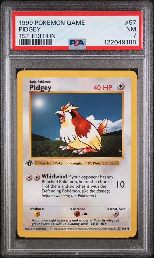 PSA Card Front