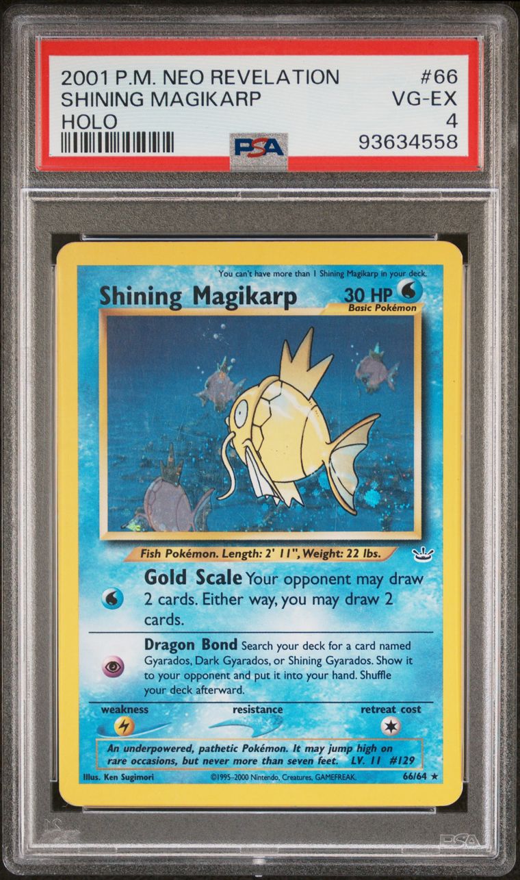 PSA 4 SHINING MAGIKARP HOLO