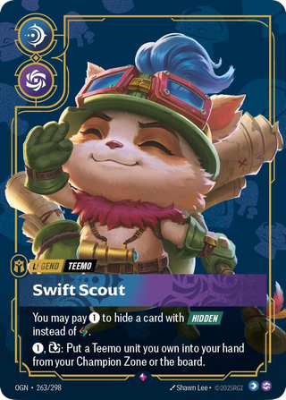 Teemo, Swift Scout - Riftbound Organized Play Promotional Cards (OPP)
