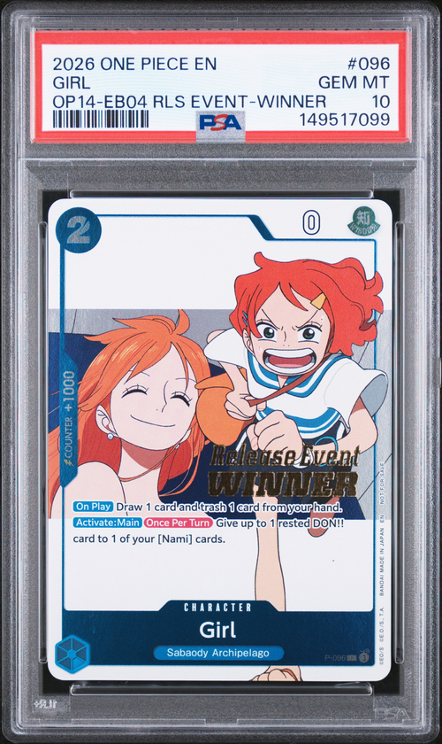 PSA Card Front