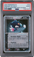 PSA 2 SNEASEL EX-HOLO PORTUGUESE