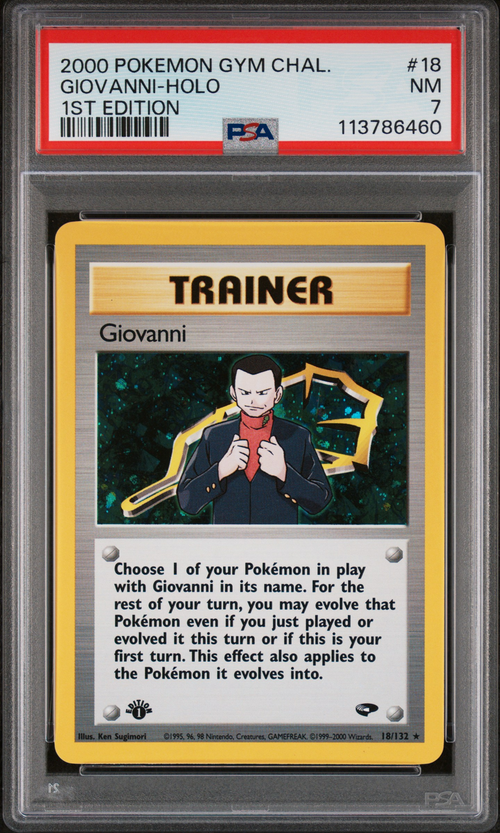 PSA Card Front