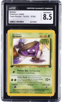 CGC 8.5 GRIMER 1ST ED TEAM ROCKET 