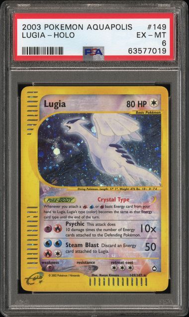 PSA 6 AQUAPOLIS #149 LUGIA-HOLO