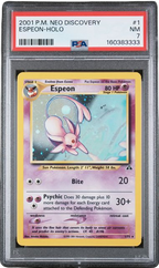 PSA 7 Espeon Holo Neo Discovery