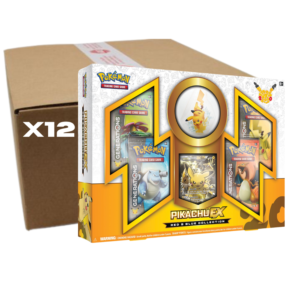 Pikachu 20th Anniversary Box Factory Sealed Case x12