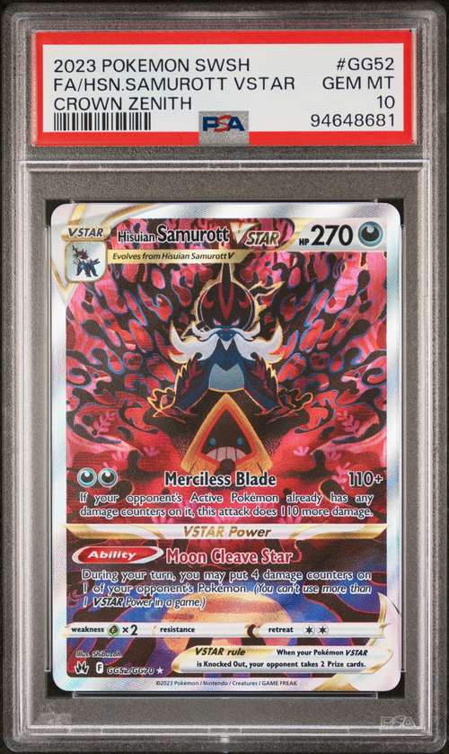 PSA Card Front