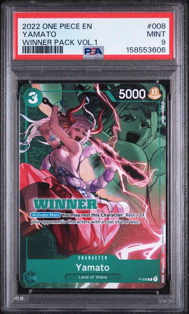 PSA 9 PROMO YAMATO WINNER PACK VOL.1