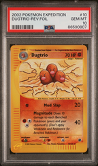 PSA 10 DUGTRIO-REV.FOIL *POP 16*