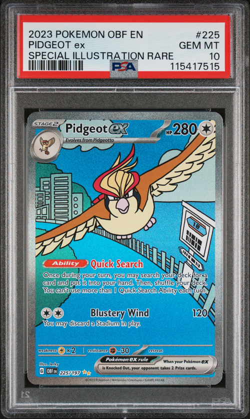 PSA Card Front
