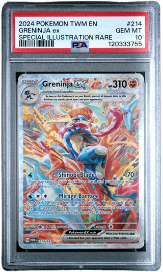 PSA 10 GRENINJA EX TWILIGHT MASQUERADE