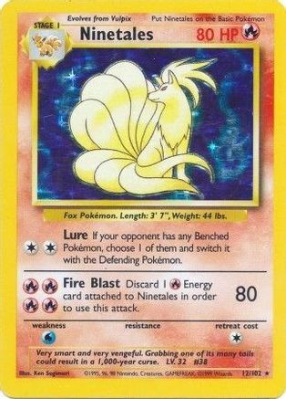 Ninetales (12/102) - Base Set Holofoil