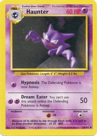 Haunter (29/102) - Base Set