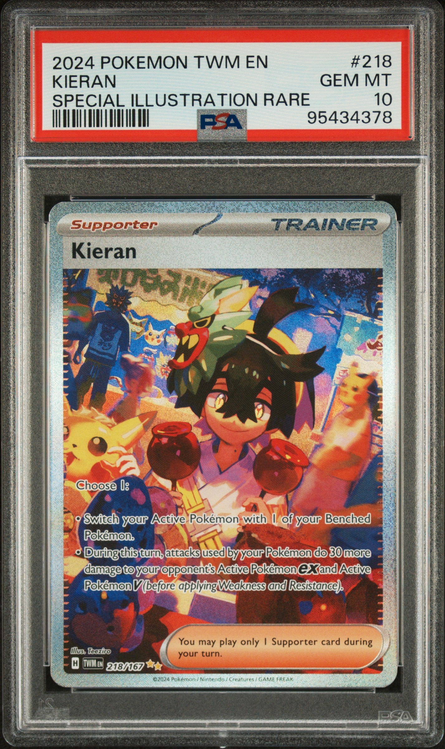 PSA 10 KIERAN SPECIAL ILLUSTRATION RARE