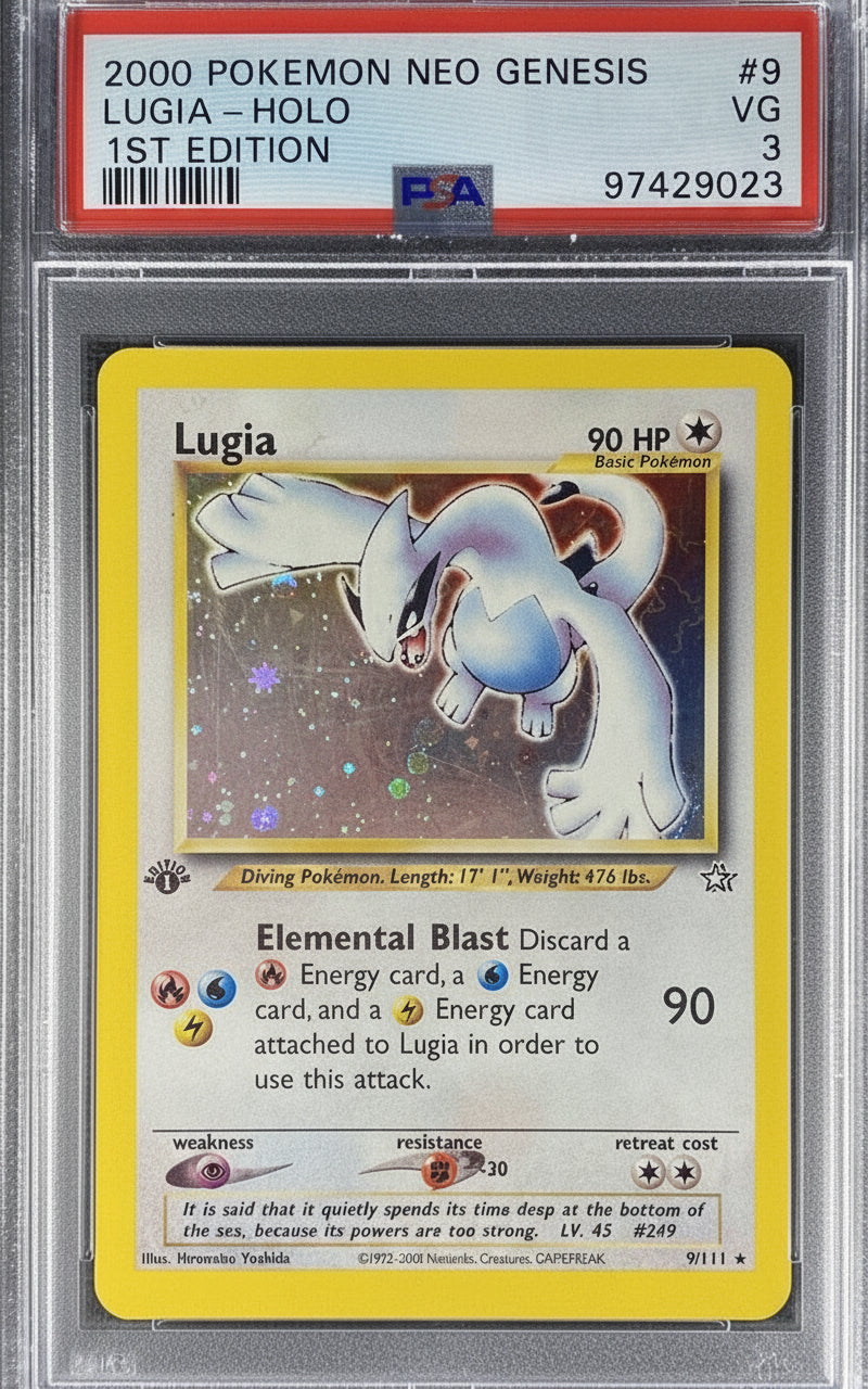 PSA 3 LUGIA-HOLO 1ST EDITION