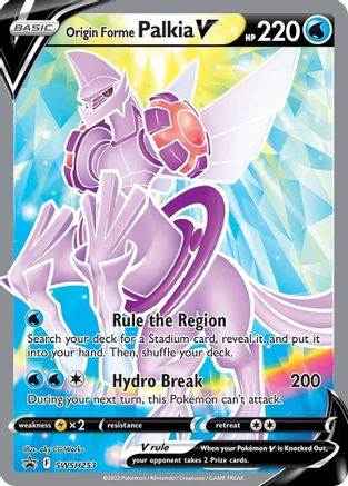 Origin Forme Palkia V (SWSH253/307) - SWSH Sword & Shield Promo Cards Holofoil