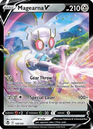 Magearna V (128/195) - SWSH12 Silver Tempest Holofoil