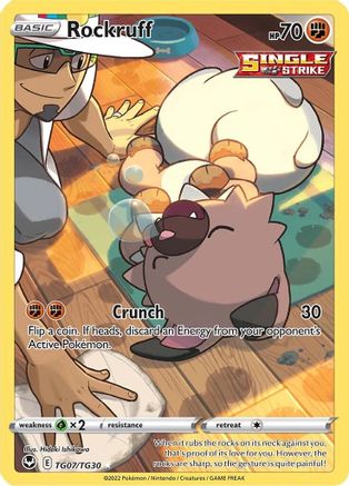 Rockruff (TG07/TG30) - SWSH12 Silver Tempest Trainer Gallery Holofoil