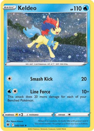 Keldeo (Cosmos Holo) (45/189) - Miscellaneous Cards & Products Holofoil