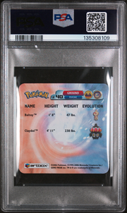 PSA Card Back