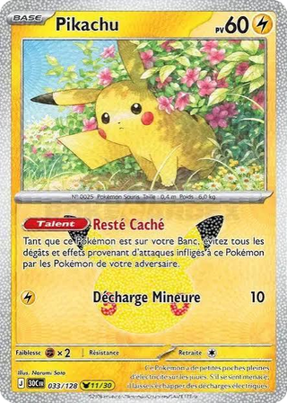 Pikachu 30e (33/128) (FR)