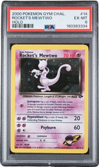 PSA 6 Rocket's Mewtwo Gym Challenge
