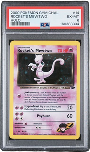 PSA 6 Rocket's Mewtwo Gym Challenge