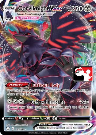 Corviknight VMAX (110) - Prize Pack Series Cards Holofoil