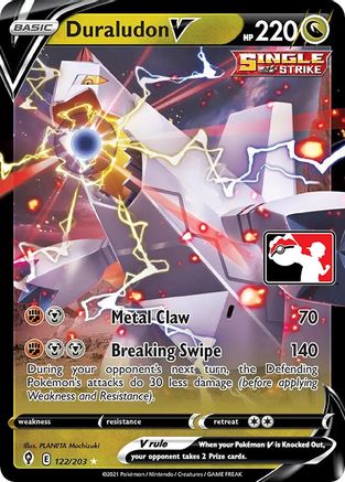 Duraludon V (122) - Prize Pack Series Cards Holofoil