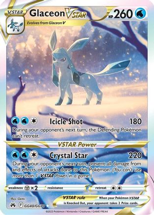 Glaceon VSTAR (GG40/GG70) - Crown Zenith Galarian Gallery Holofoil