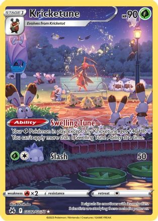 Kricketune (GG02/GG70) - Crown Zenith Galarian Gallery Holofoil