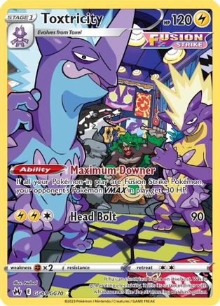 Toxtricity (GG09/GG70) - Crown Zenith Galarian Gallery Holofoil