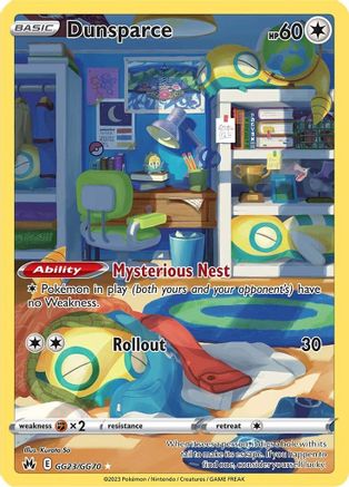 Dunsparce (GG23/GG70) - Crown Zenith Galarian Gallery Holofoil