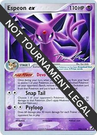 Espeon ex 2007 (Tom Roos) (102) - World Championship Decks