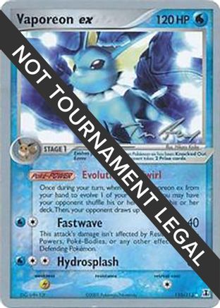 Vaporeon ex 2007 (Tom Roos) (110) - World Championship Decks