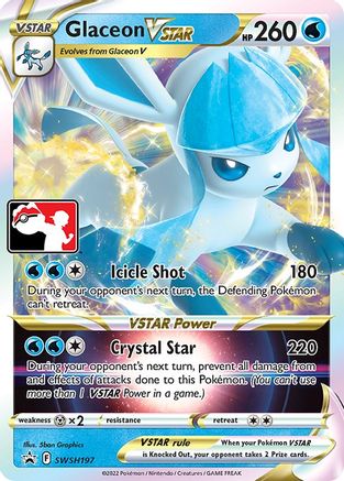 Glaceon VSTAR (SWSH197) - Prize Pack Series Cards Holofoil