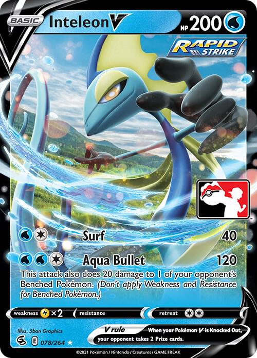 Inteleon V (78) - Prize Pack Series Cards Holofoil