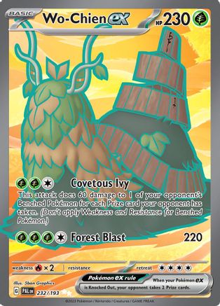 Wo-Chien ex (232/193) - SV02 Paldea Evolved Holofoil