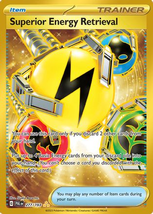 Superior Energy Retrieval (277/193) - SV02 Paldea Evolved Holofoil