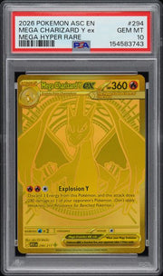 PSA 10 MEGA CHARIZARD Y EX MEGA HYPER RARE