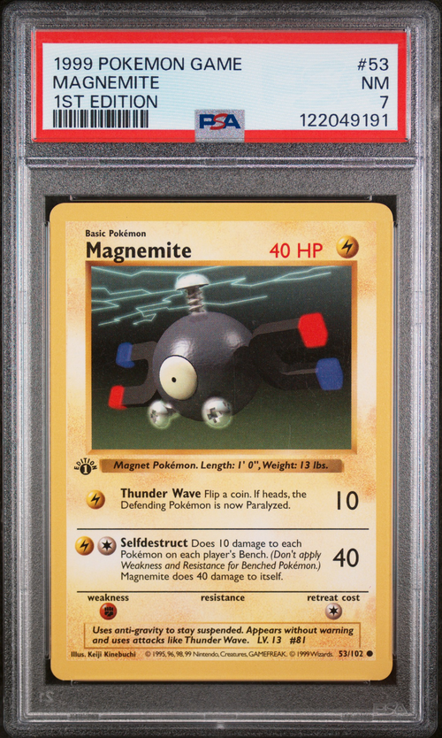 PSA Card Front