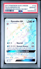 PSA 10 FA/GYARADOS GX CRIMSON INVASION