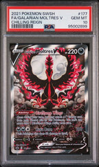 PSA 10 FA/GALARIAN MOLTRES V CHILLING REIGN
