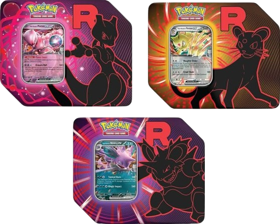 Destined Rivals Team Rocket Tins